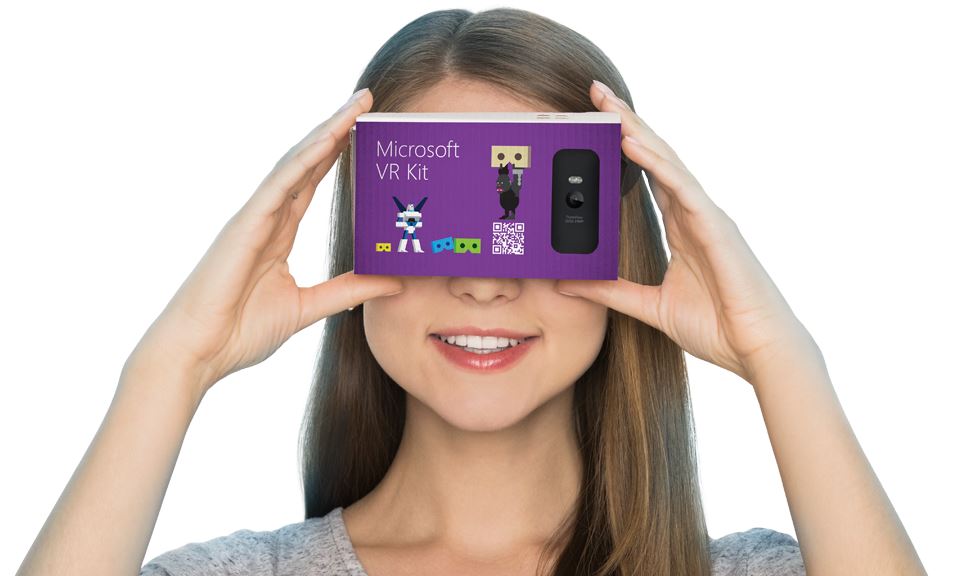 Microsoft Challenges Google Cardboard With its New VR Kit