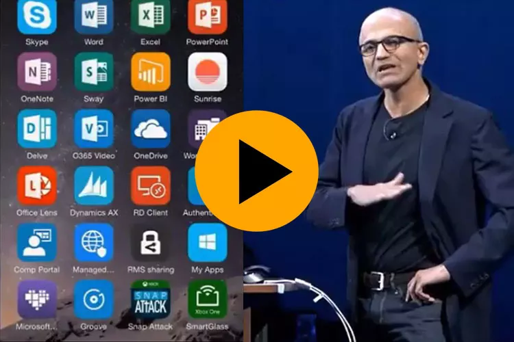 Microsoft CEO Satya Nadella Just Used an iPhone Onstage. Surprised?