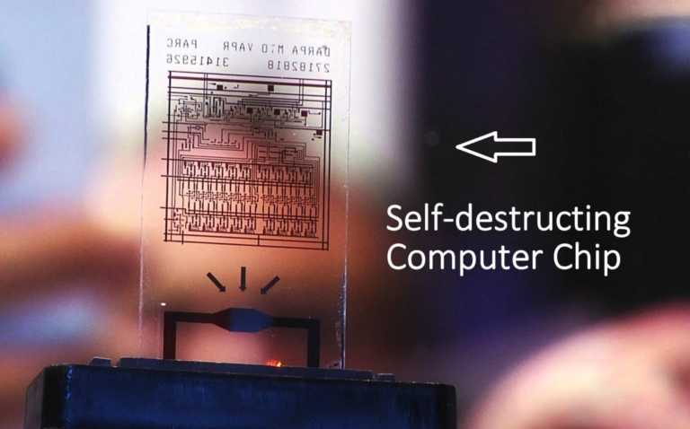 This Computer Chip Self-destructs in 10 Seconds to Protect Your Secrets