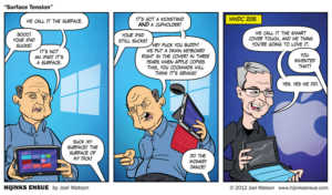 steve ballmer surface ipad pro microsoft comic