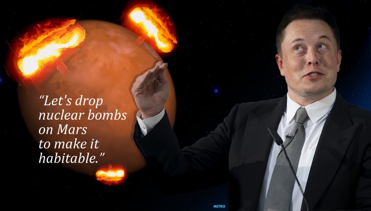 elon musk plans nuke mars 