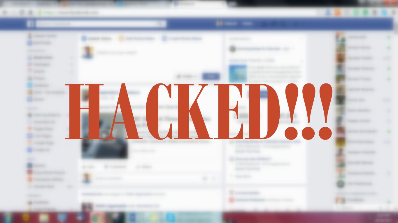 Hasil gambar untuk gambar hack dan facebook