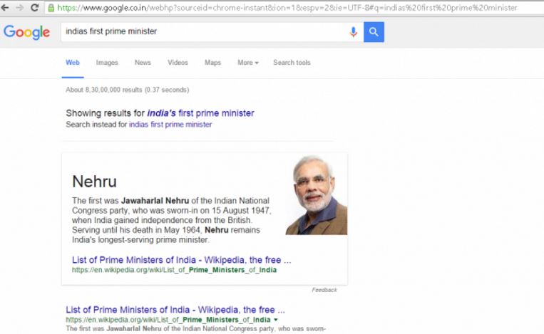 image-result-google-blunder-narendra-modi-first-prime-minister-reason-why-