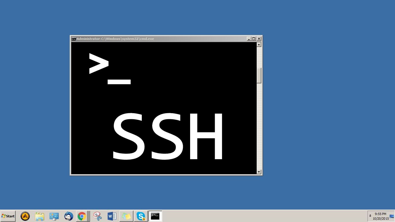 ssh shell commands