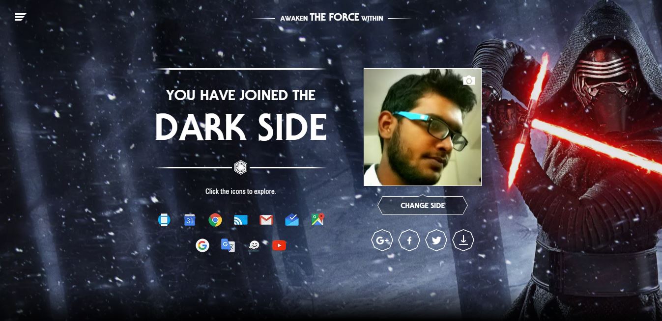 Google Wants You To Choose A Side Of The Force And Become ...