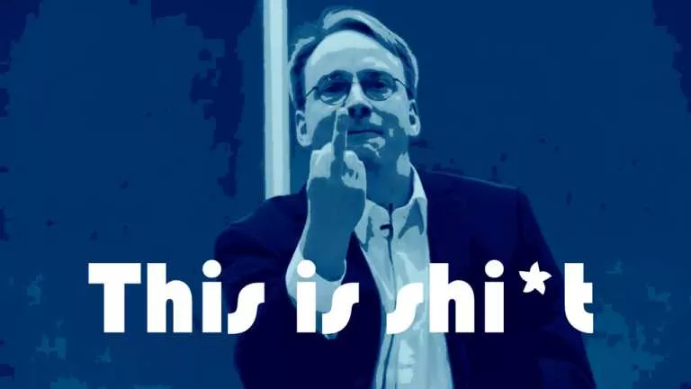 Linus Torvalds Goes All Crazy And Angry Over Some ‘Sh*t Code’
