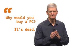 tim cook ipad pro pc dead