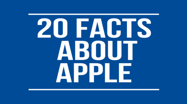 10 FACTS ABOUT APPLE visual data 7