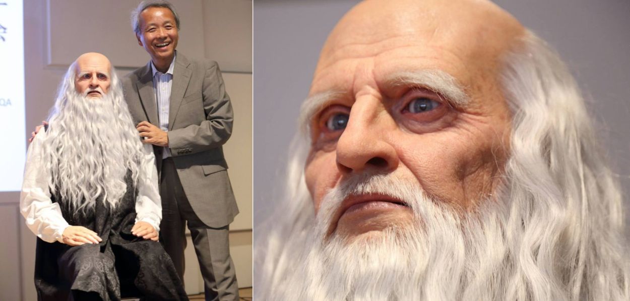 This Leonardo Da Vinci Robot Is So Realistic That It'll Freak You Out