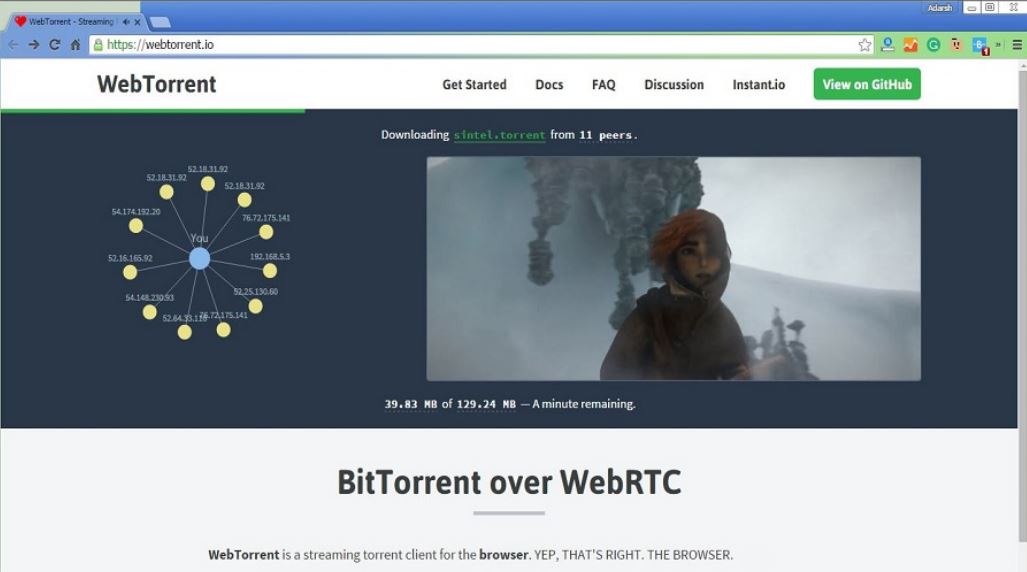 webtorrent org