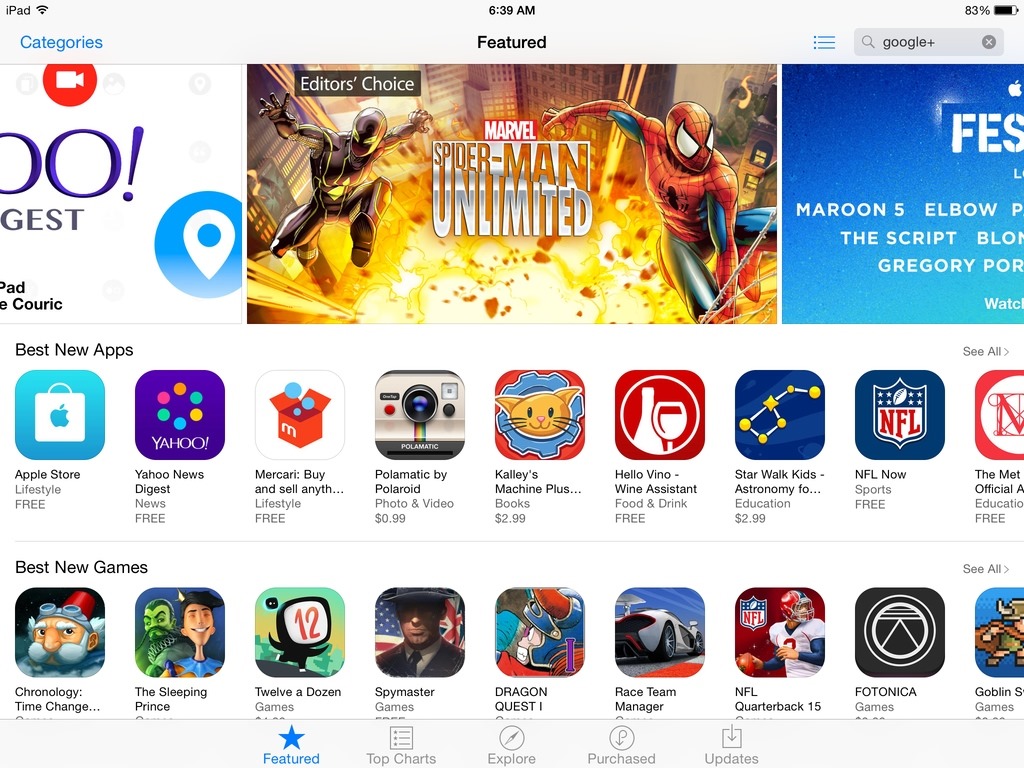 apple iOS App store