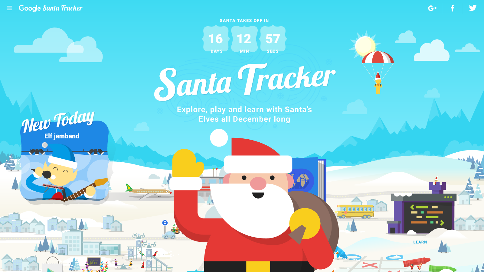 Google Santa Tracker 