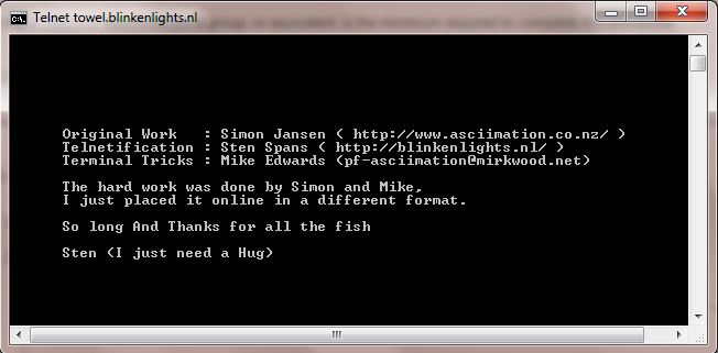 watching star wars cmd 1telnet