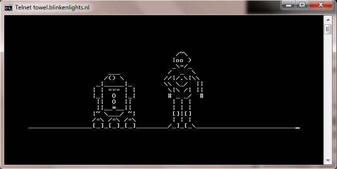 watching star wars cmd 5telnet