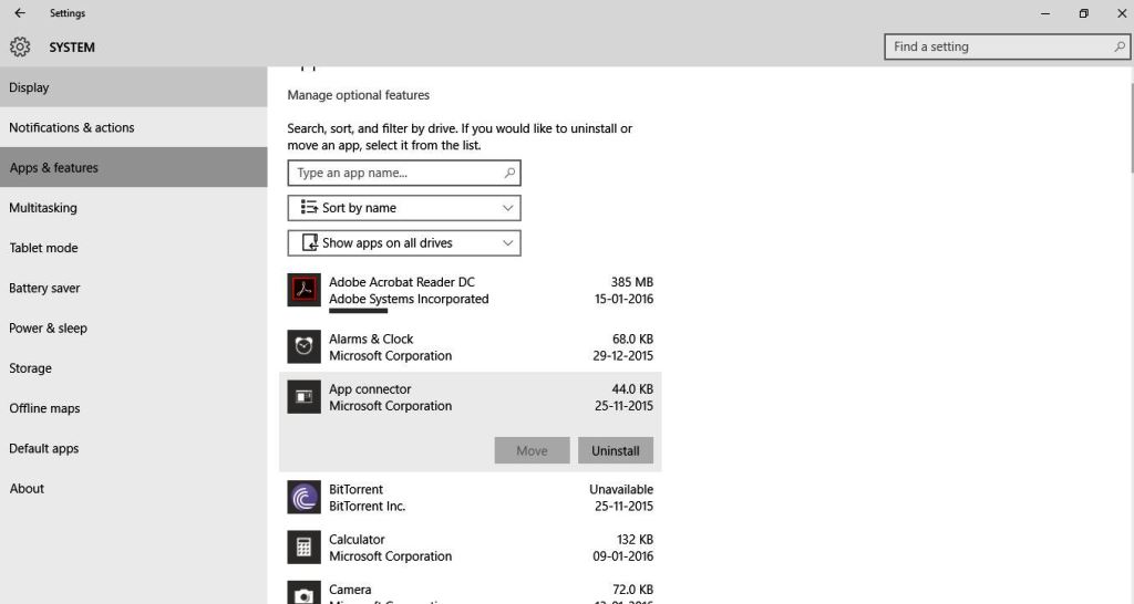 what is windows 10 app connector