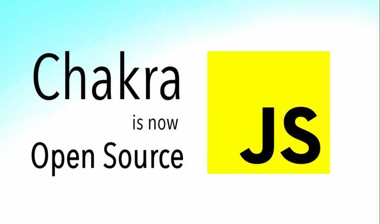 chakra open source javascript s
