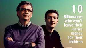 not entire money for children billionaire bill gates mark zuckerberg