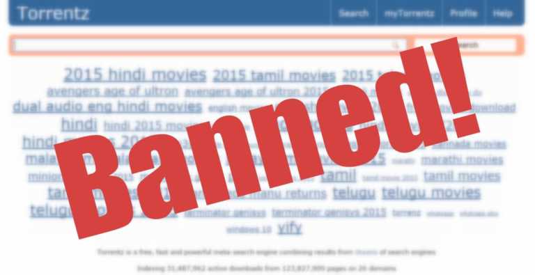 torrent websites banned