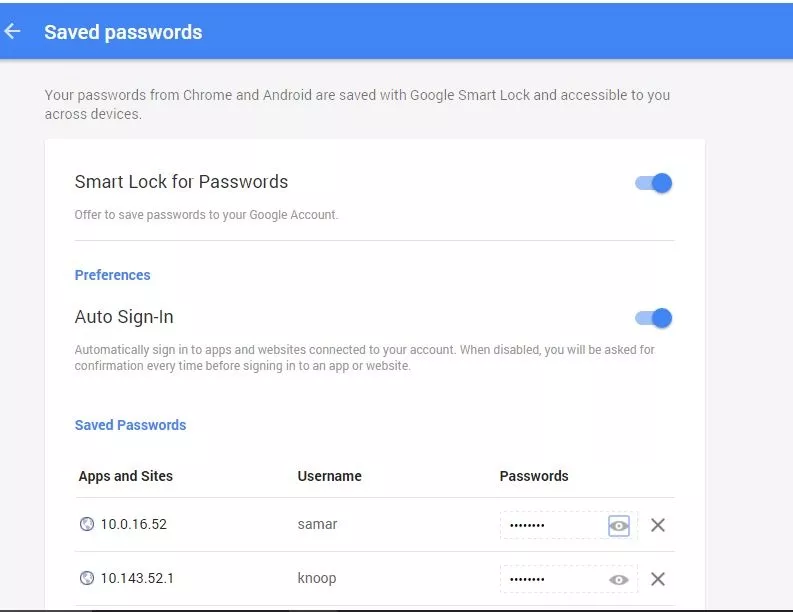Access Google Chrome password from any browser