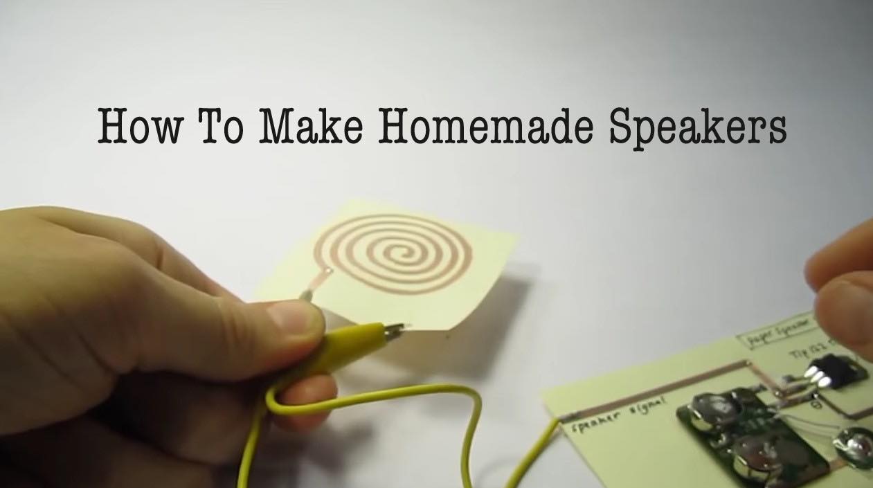 how to make homemade speaker DIY