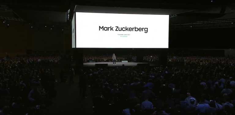 mark zuckerberg facebook samsung galaxy s7 launch gear vr