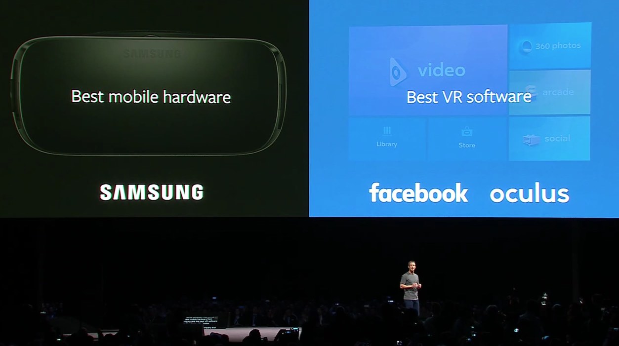 mark zuckerberg facebook samsung galaxy s7 launch gear vr