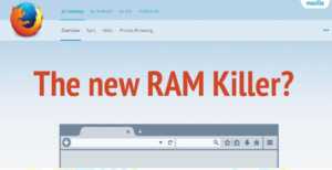 mozilla multiprocess ram kill