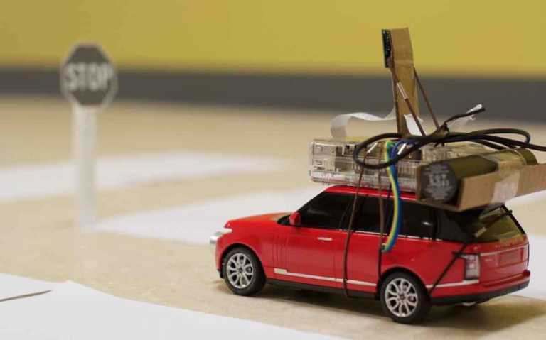 raspberry pi toy car self driving