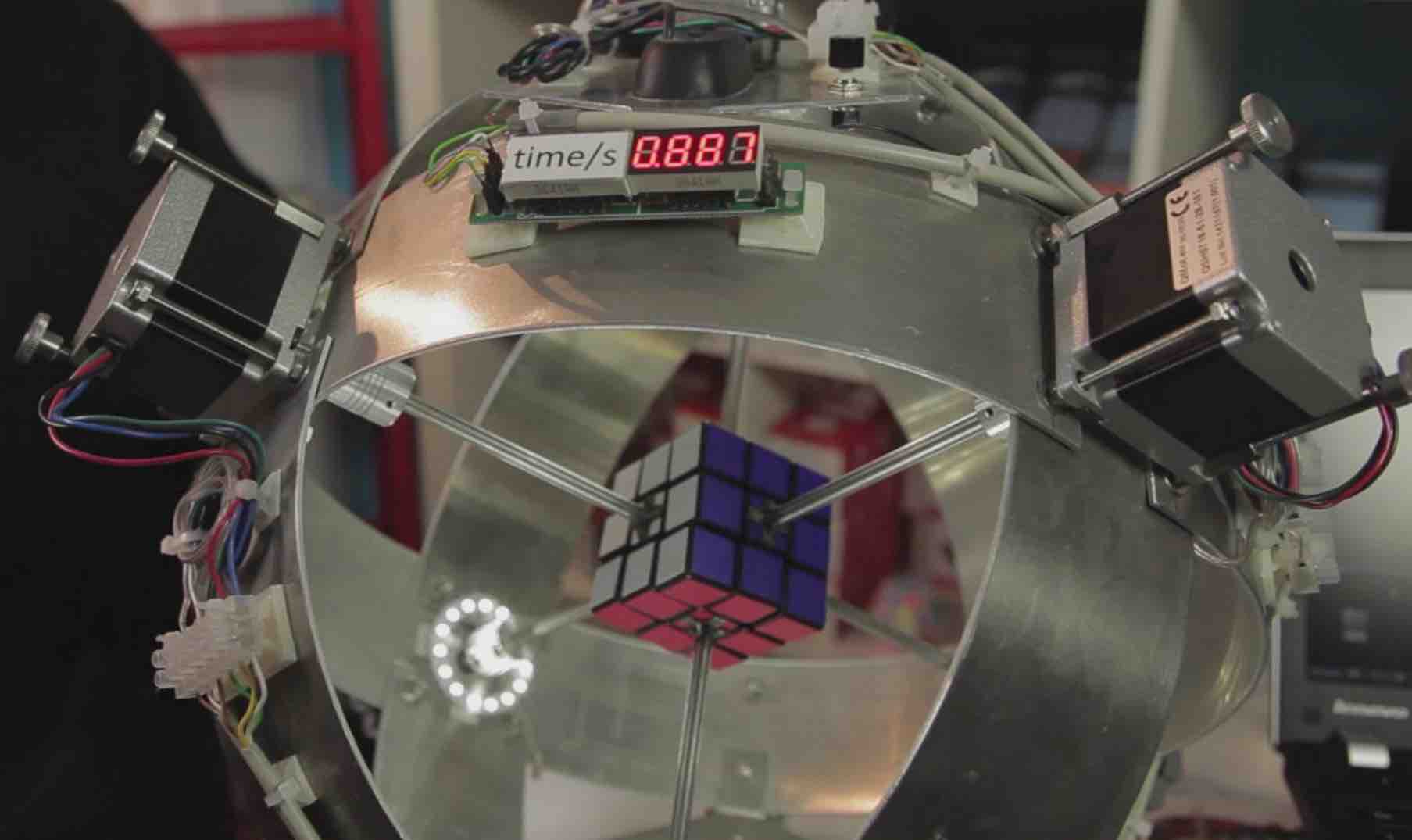 rubiks cube record maker robot sub1