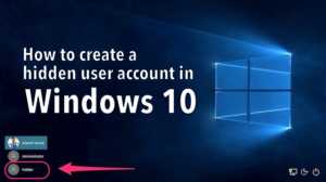 windows 10 hidden user activate 8