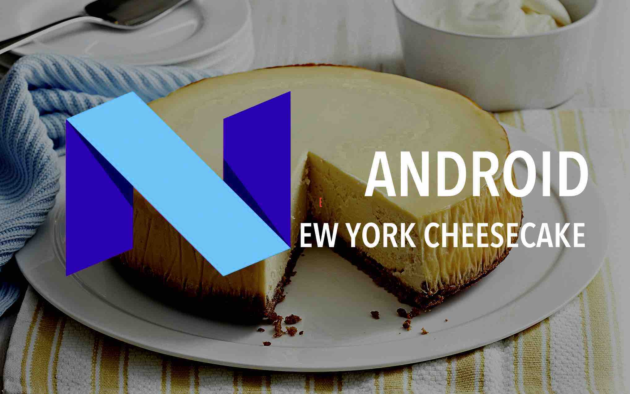android n new york cheesecake nutella