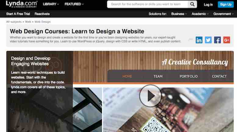 become a web designer best online courses lynda