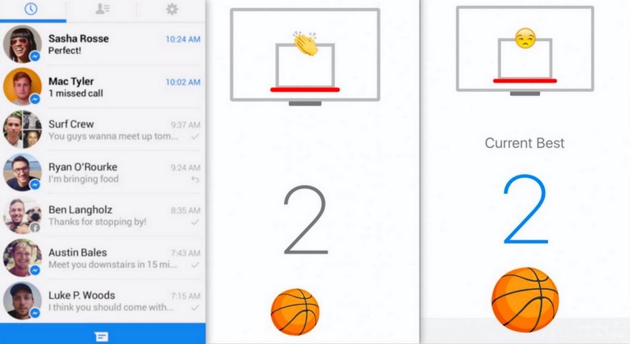 how to play basketball on messenger