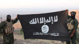 isis militants with flag.cropped