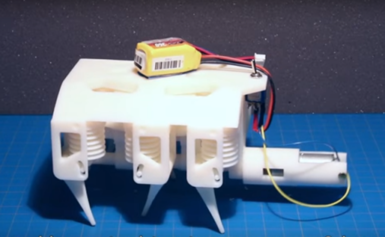 Printable hydraulic robot MIT 3D print