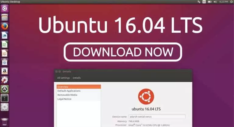 Ubuntu 16.04 download lts