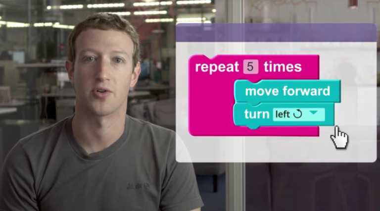 mark zuckerberg teaches repeat loop