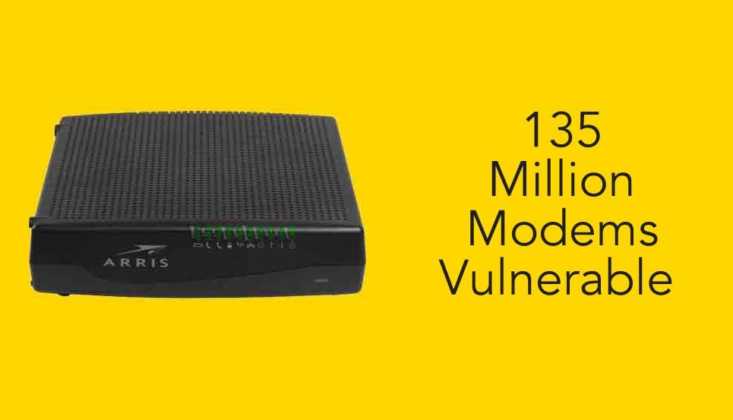 how to hack into arris cable modem