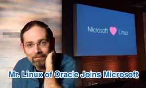 oracle mr linux joins microsoft