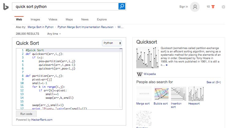 Microsoft Bing Search Result Snippets With Images From This Results Button