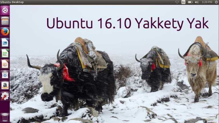 ubuntu 16.10 yakkety yak codename released features screenshot