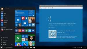 windows 10 bsod qrcode