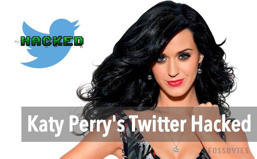 KATY PERRY TWITTER HACKED