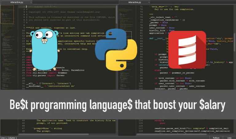 best programming languages salary boost python go scala