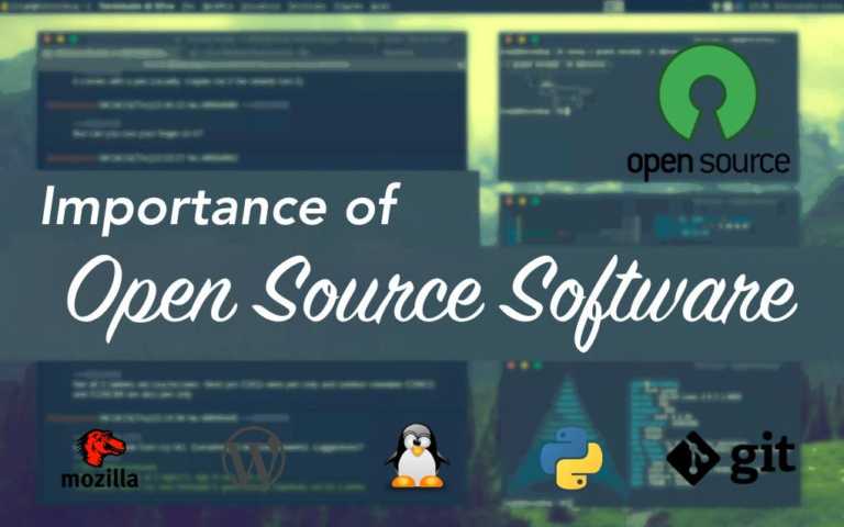 importance of open source software
