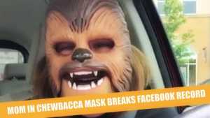 lady chewbacca mask VIDEO