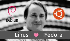 linus torvalds dislikes debian likes fedora