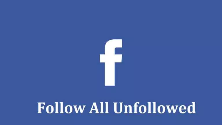 How To Follow All the People You Unfollowed On Facebook At Once