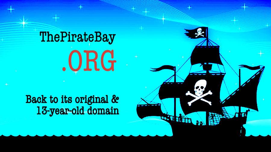 the pirate back back to .org domain a