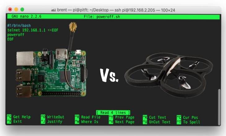 wifi drone killer raspberry pi 4